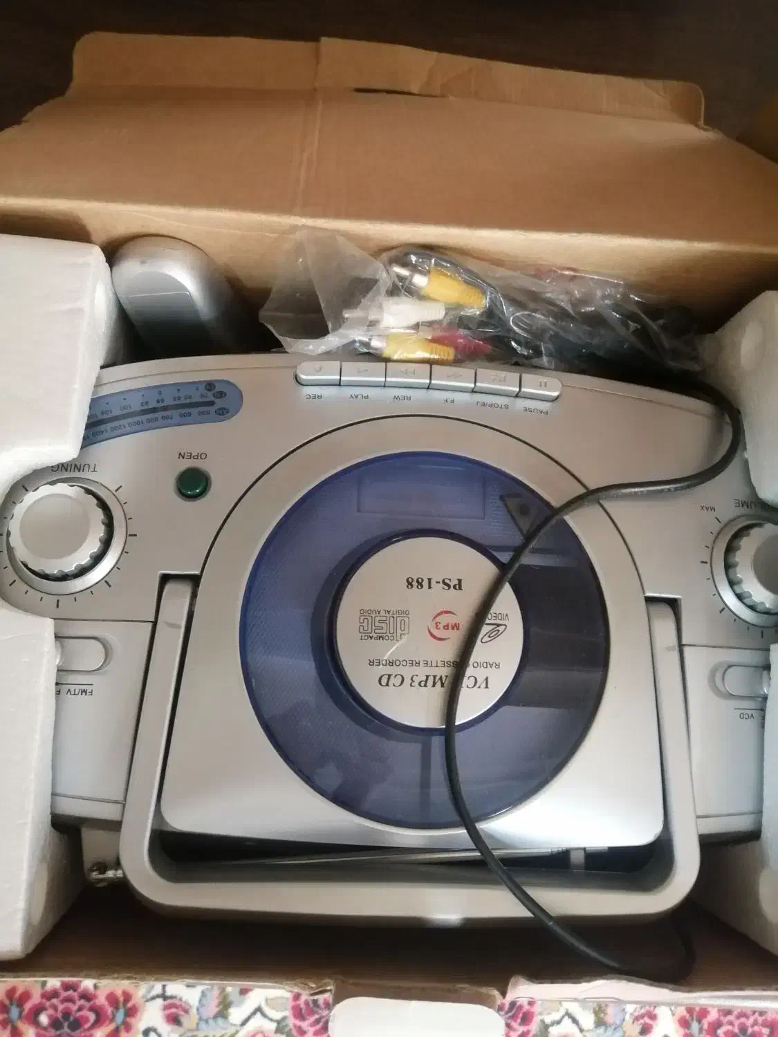 رادیو ظبط پاناسونیک|سیستم صوتی خانگی|شیراز, تحویلی|دیوار