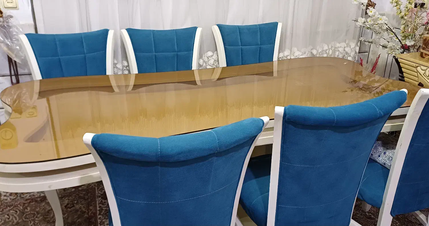 میز نهار خوری ۶ نفره|میز و صندلی غذاخوری|مینودشت, |دیوار