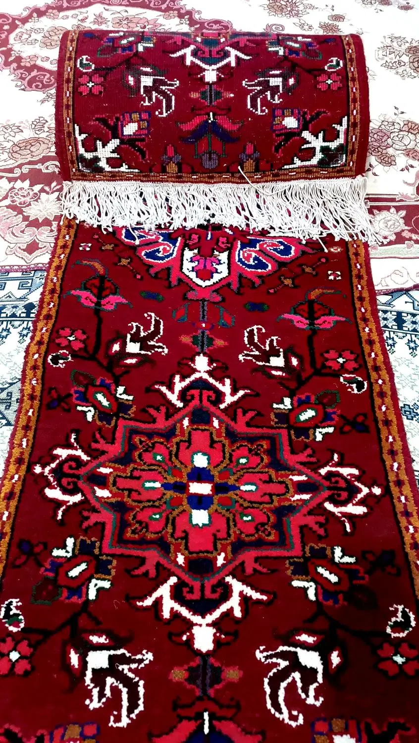 فرش دستبافت کناره بارماخ توخوش هریس نقشه ۷۰در ۲۲۰|فرش|تبریز, |دیوار