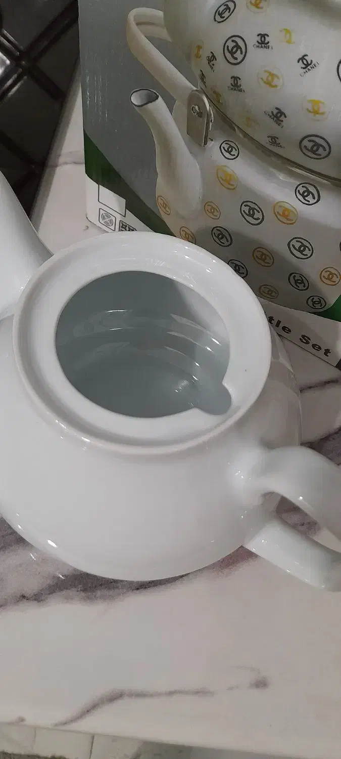 کتری قوری لعابی|قوری، کتری، قهوهساز دستی|صباشهر, |دیوار