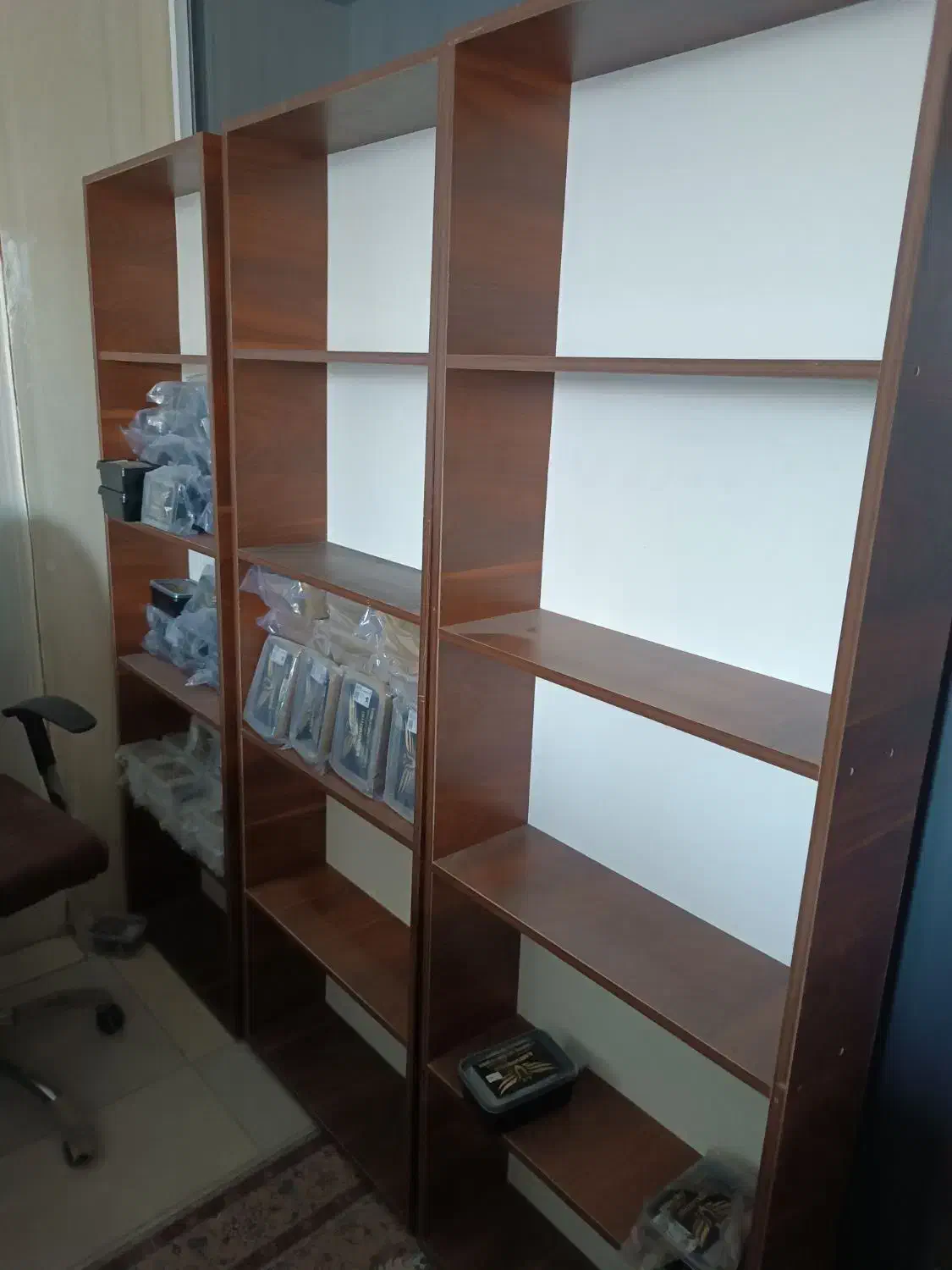 قفسه کتابی،  کمد|کتابخانه، شلف، قفسه‌های دیواری|میناب, |دیوار