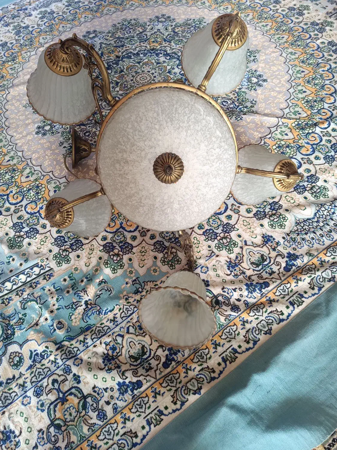 فروش لوستر پنج شاخه|لوستر و چراغ آویز|آمل, |دیوار