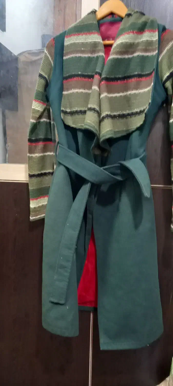 پالتو وشکت چهارخونه ولباس پولکی تکه ای ۱۵۰|لباس|شاهرود, |دیوار