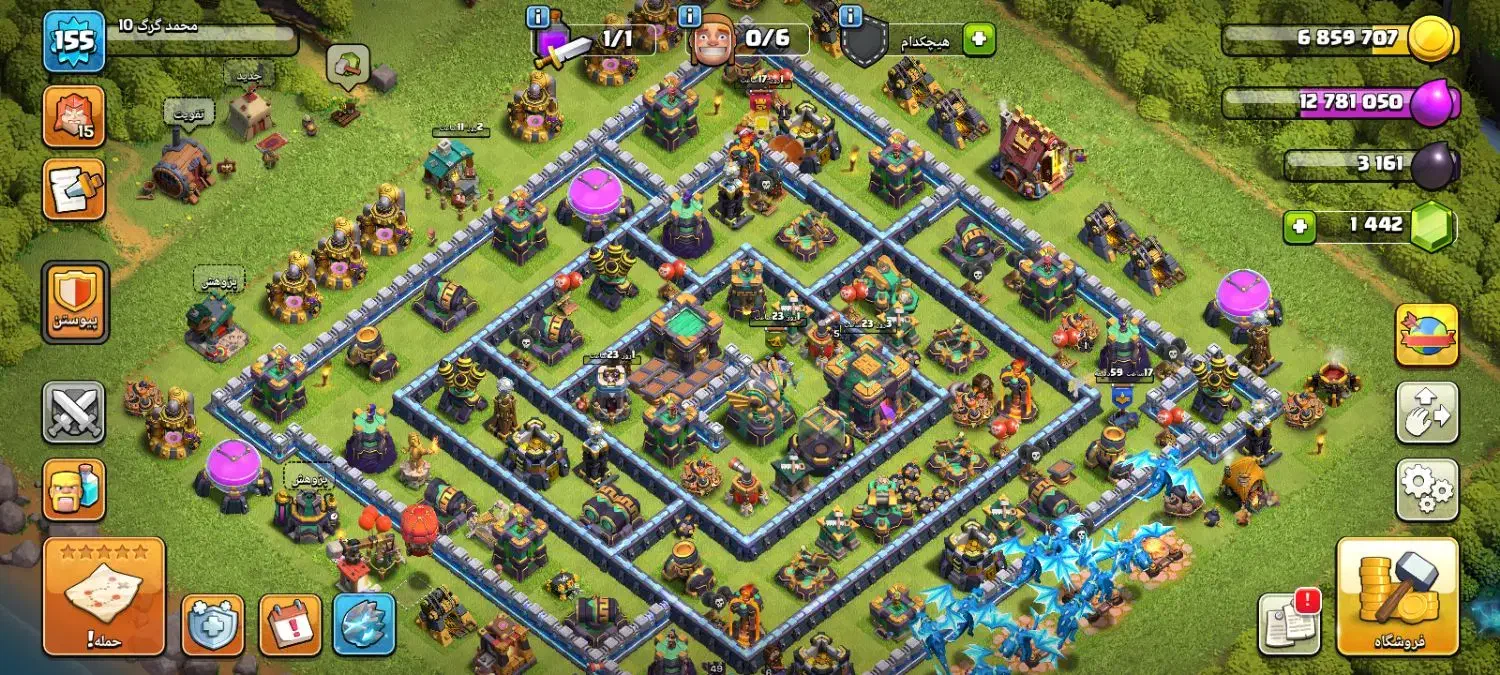 دو عدد اکانت کلش|کنسول، بازی ویدئویی و آنلاین|قوچان, |دیوار