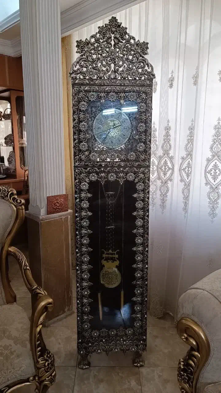 ساعت ایستاده طرح برنزی|مبلمان خانگی و میز عسلی|مشهد, سید رضی|دیوار