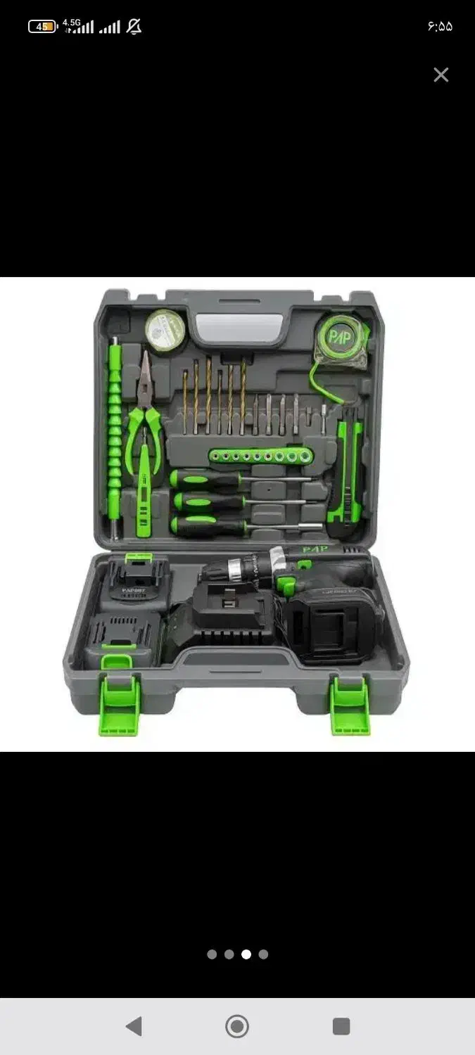 دریل شارژی و جعبه ابزار کامل|ابزارآلات|تهران, تهرانسر غربی|دیوار