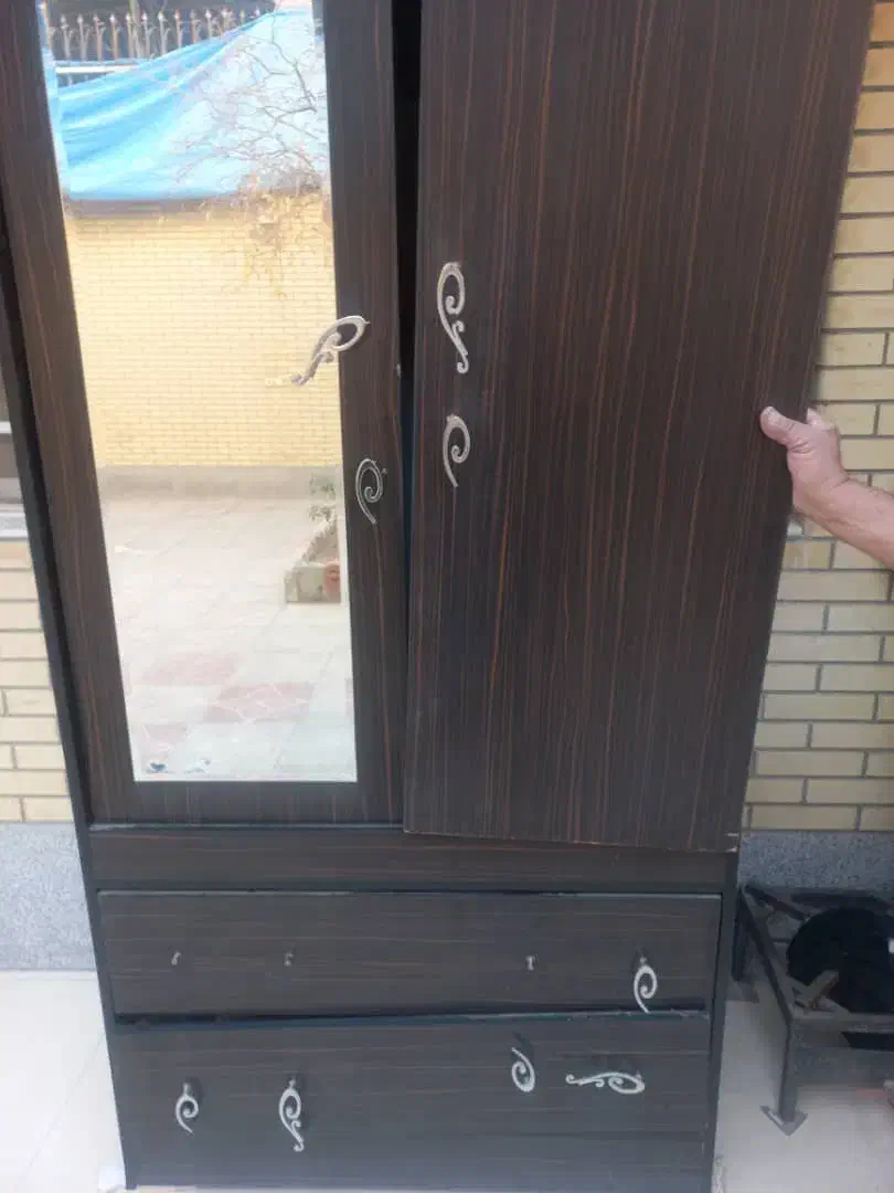 کمد ایستاده دو کشویی|جاکفشی، کمد، دراور|فولادشهر, فولادشهر|دیوار