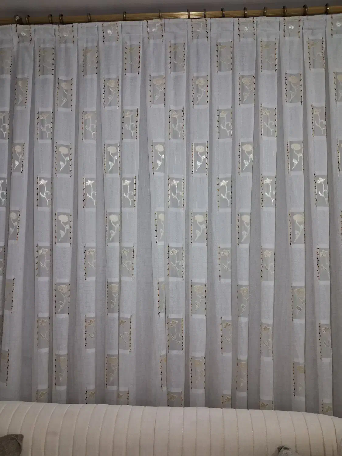 پرده|پرده، رانر، رومیزی|ساری, |دیوار