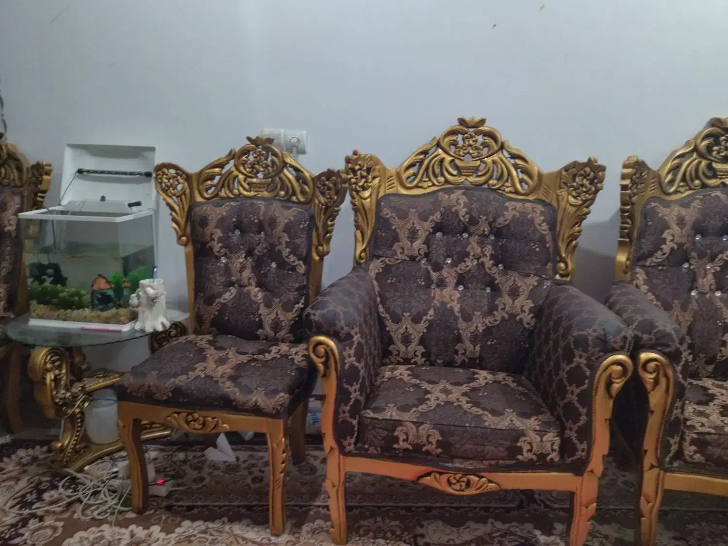 مبل سلطنتی|مبلمان خانگی و میز عسلی|بهبهان, |دیوار