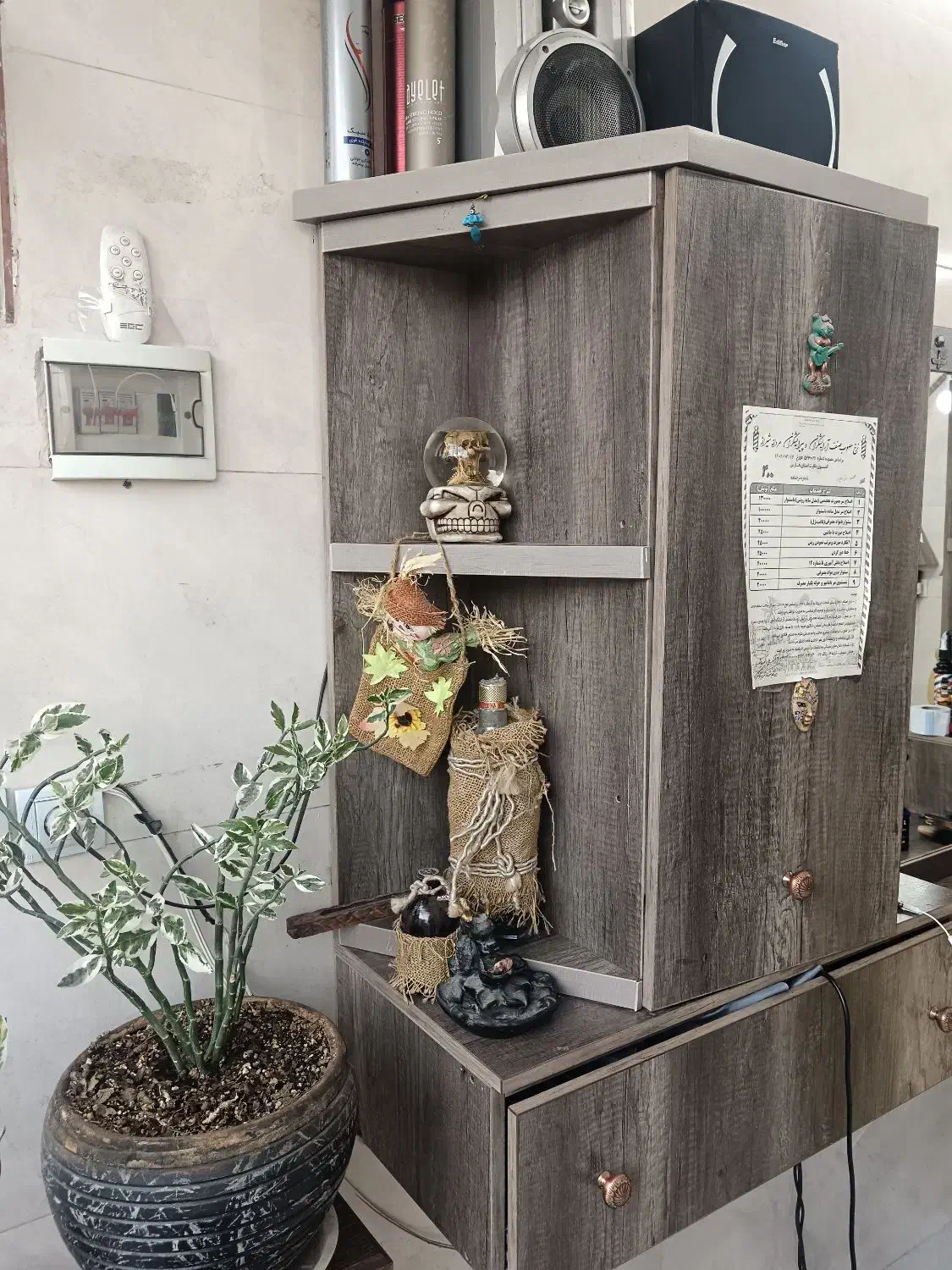 دکور اریشگاه|آرایشگاه و سالن‌های زیبایی|شیراز, غدیر جنوبی|دیوار