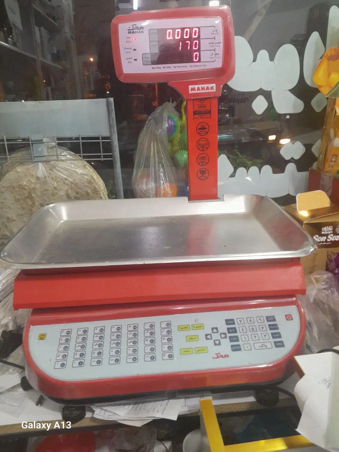 ترازو دیجیتالی فروشگاهی محک۵۰ کیلویی نو باتری سالم|فروشگاه و مغازه|ماهدشت, |دیوار