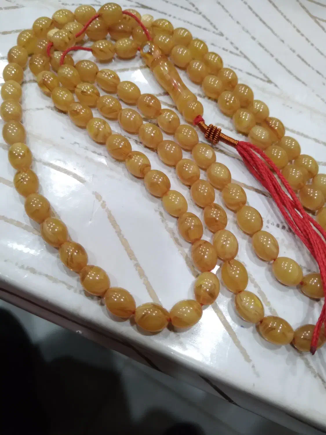 یک تسبیح کهربا ۱۰۱ تایی|کلکسیون و سرگرمی|نقده, |دیوار