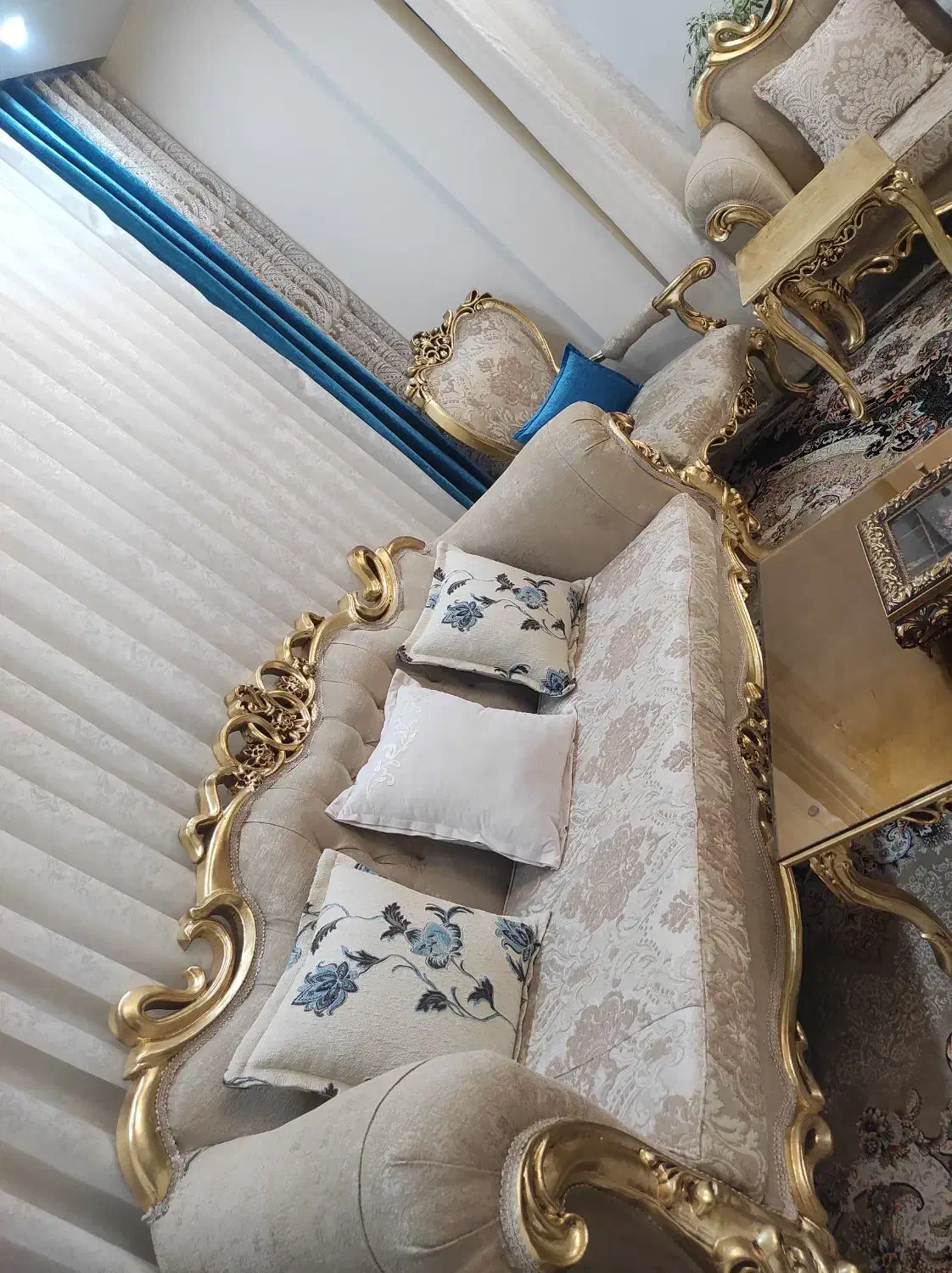 مبل سلطنتی ۱۰ نفره|مبلمان خانگی و میز عسلی|قدس, شهرقدس|دیوار