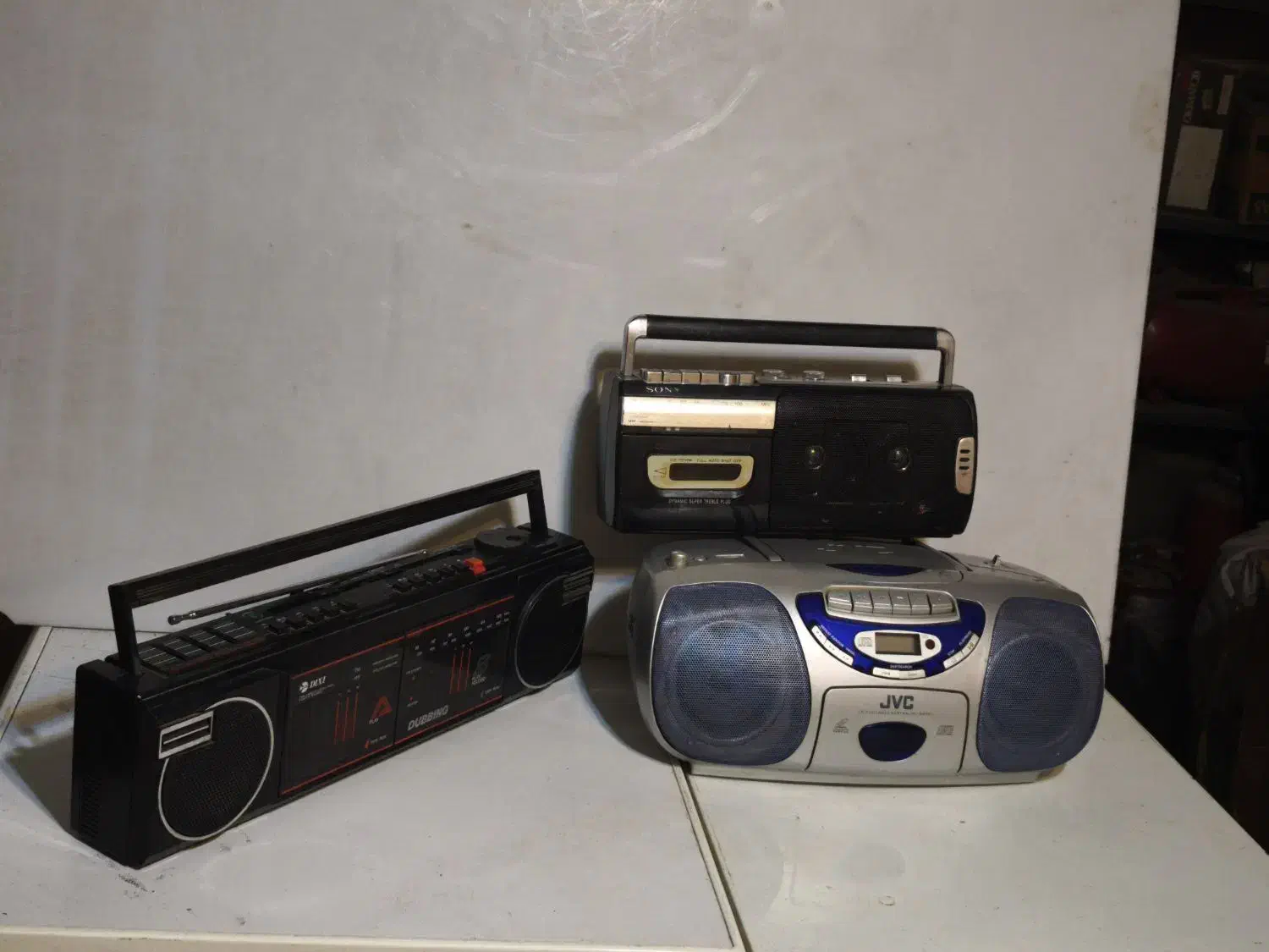 رادیو ضبط3تا  Sony  وJVCوDLxI|کلکسیون اشیاء عتیقه|تهران, شهرک شریفی|دیوار
