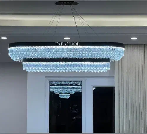 لوستر اسپیرال مدرن، نصب آسان و ضمانت‌دار|لوستر و چراغ آویز|باغستان, |دیوار