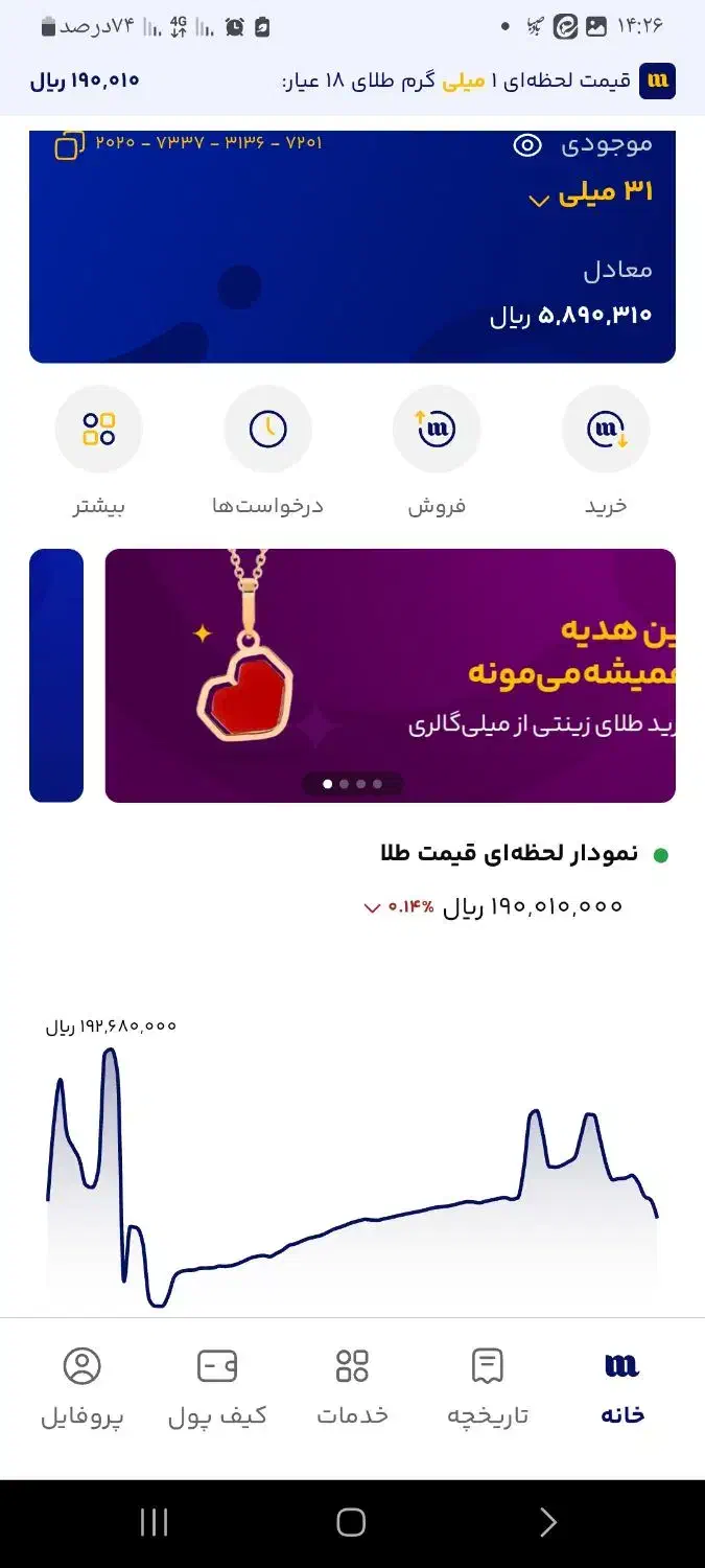 میلی|کارت هدیه و تخفیف|زنجان, |دیوار