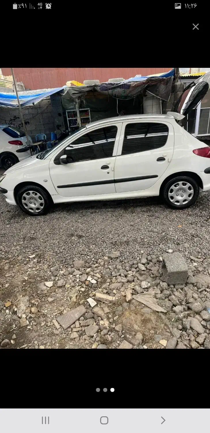 206 سفید|خودرو سواری و وانت|رشت, کوی فکوری|دیوار