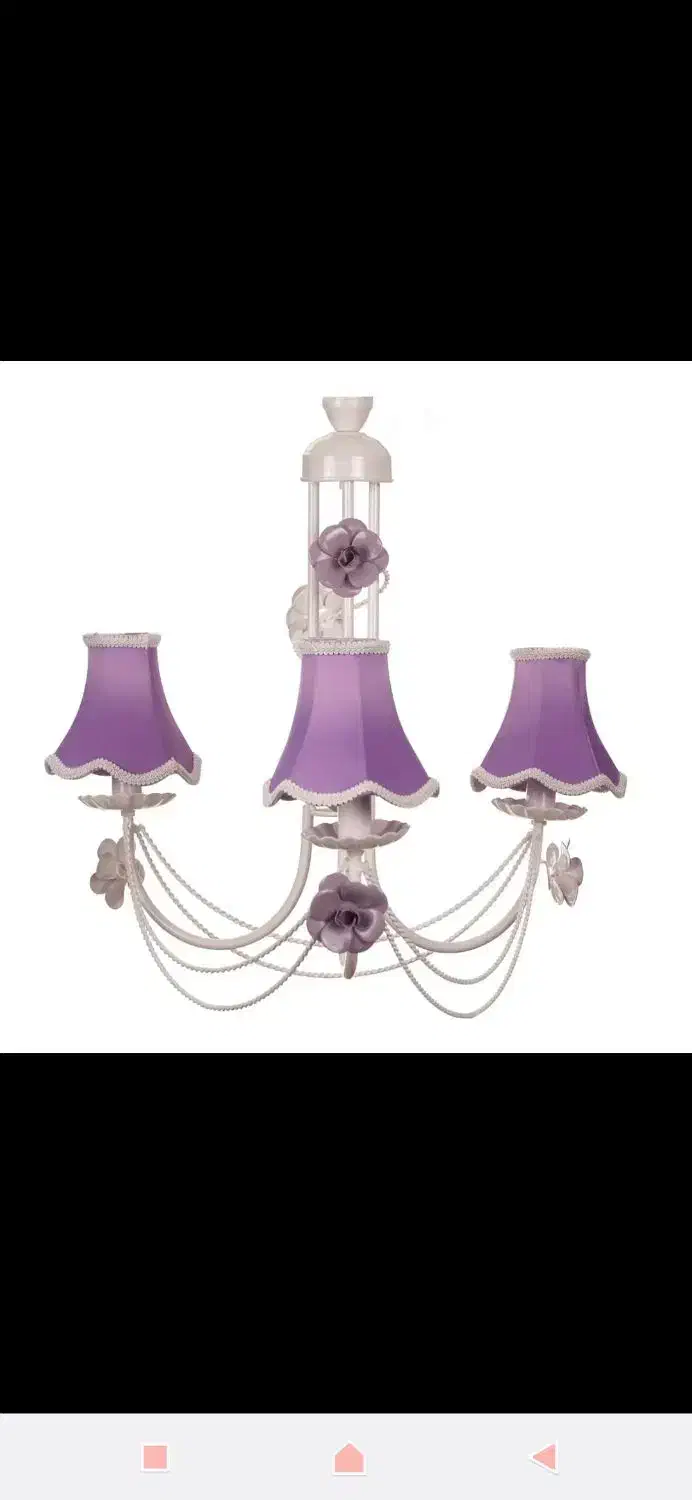 لوستر فلزی سه شعله مدل رز|لوستر و چراغ آویز|گرگان, |دیوار