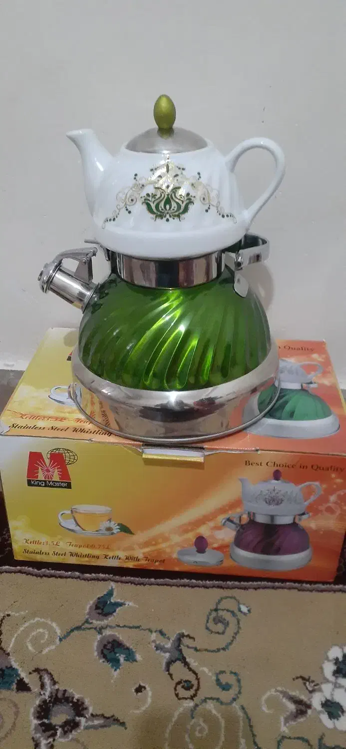 کتری قوری نونو|قوری، کتری، قهوهساز دستی|خرمآباد, |دیوار