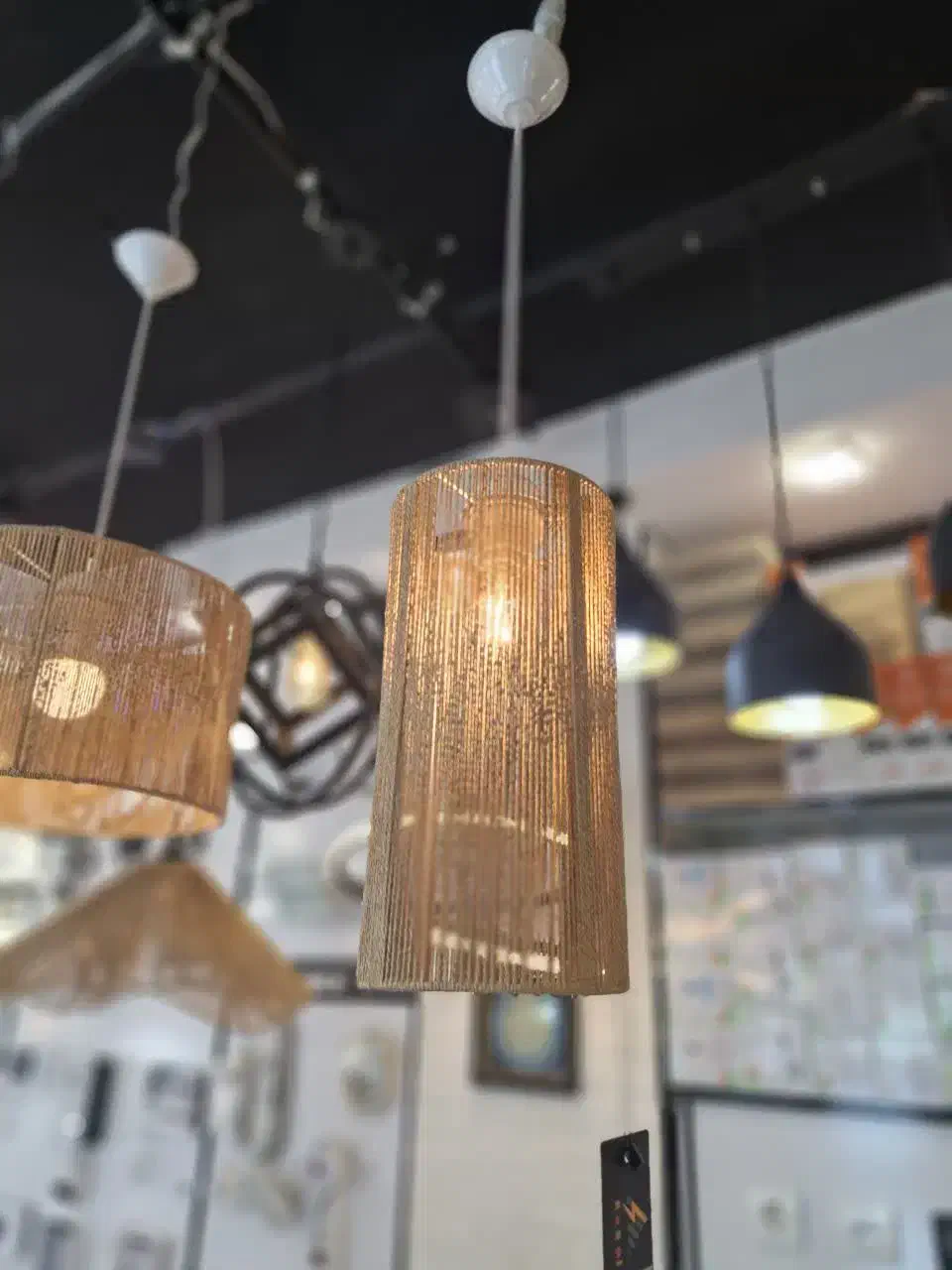 لوستر مکرومه|لوستر و چراغ آویز|فلاورجان, |دیوار