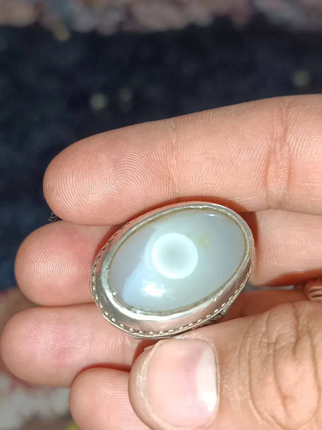 انگشتر سلیمانی تک خال درشت|جواهرات|شادگان, |دیوار