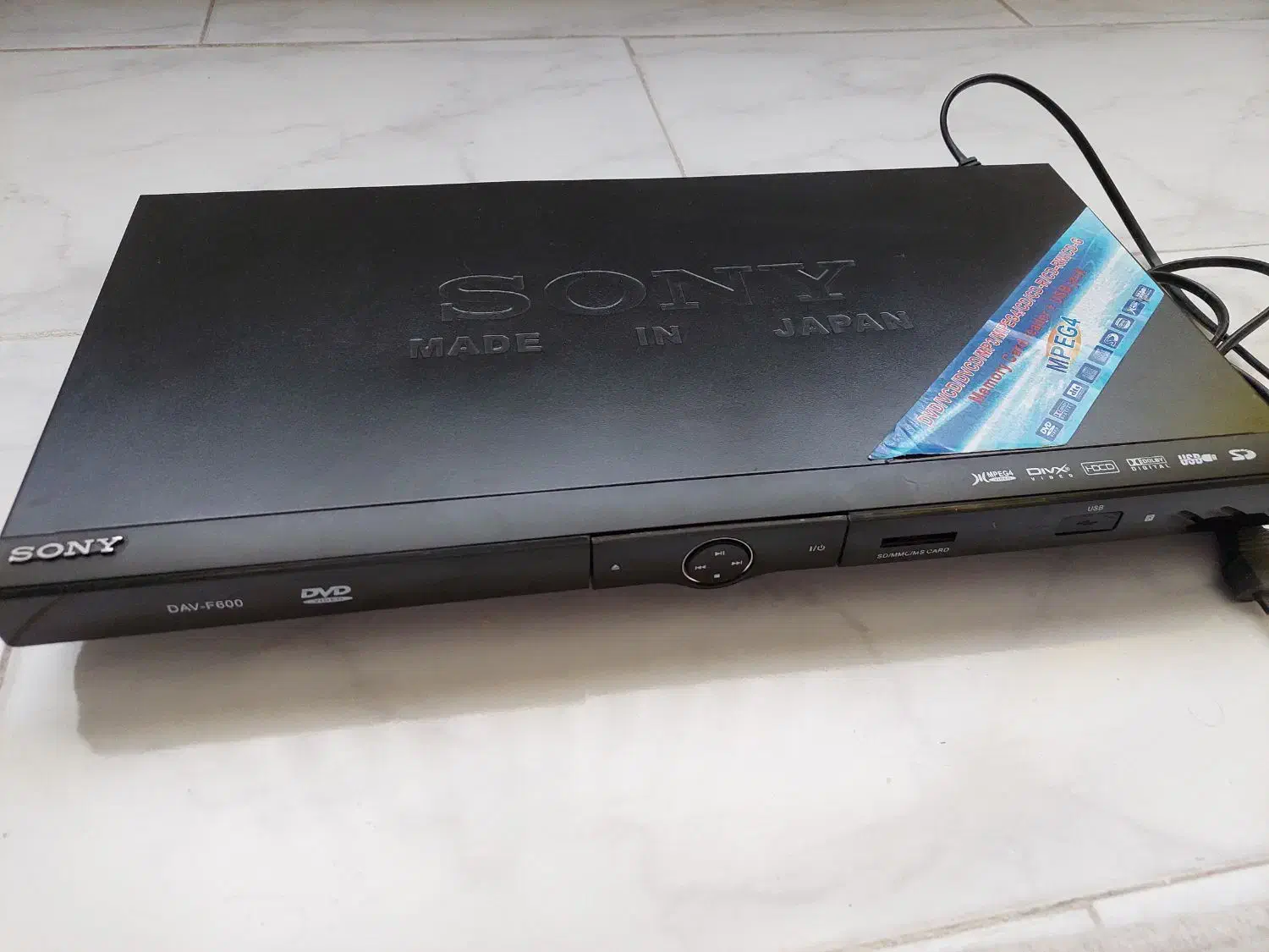 دستگاه دی وی دی سونی اصل|پخشکننده DVD و ویدیو|چناران, |دیوار