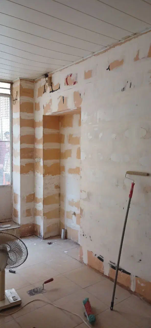 نقاشی ساختمان شهاب|خدمات پیشه و مهارت|نیشابور, پنجراه|دیوار