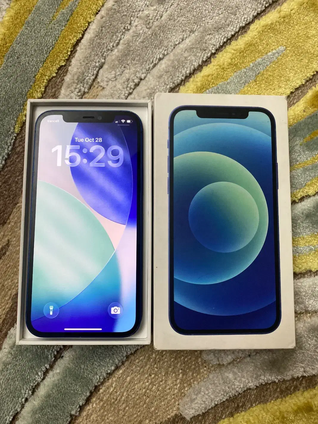 ایفون۱۲ ۶۴گیگ ابی|موبایل|تهران, علم و صنعت|دیوار