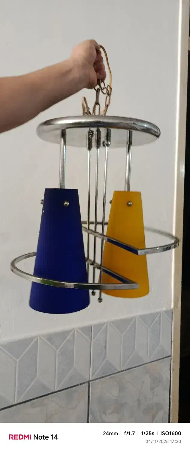 دو عدد لوستر زیبا|لوستر و چراغ آویز|بجنورد, |دیوار