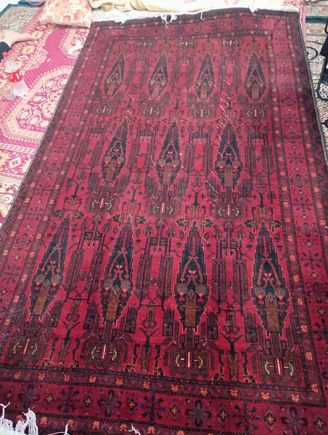 قالیچه دست بافت 3در2|فرش|مشهد, شهید قربانی|دیوار