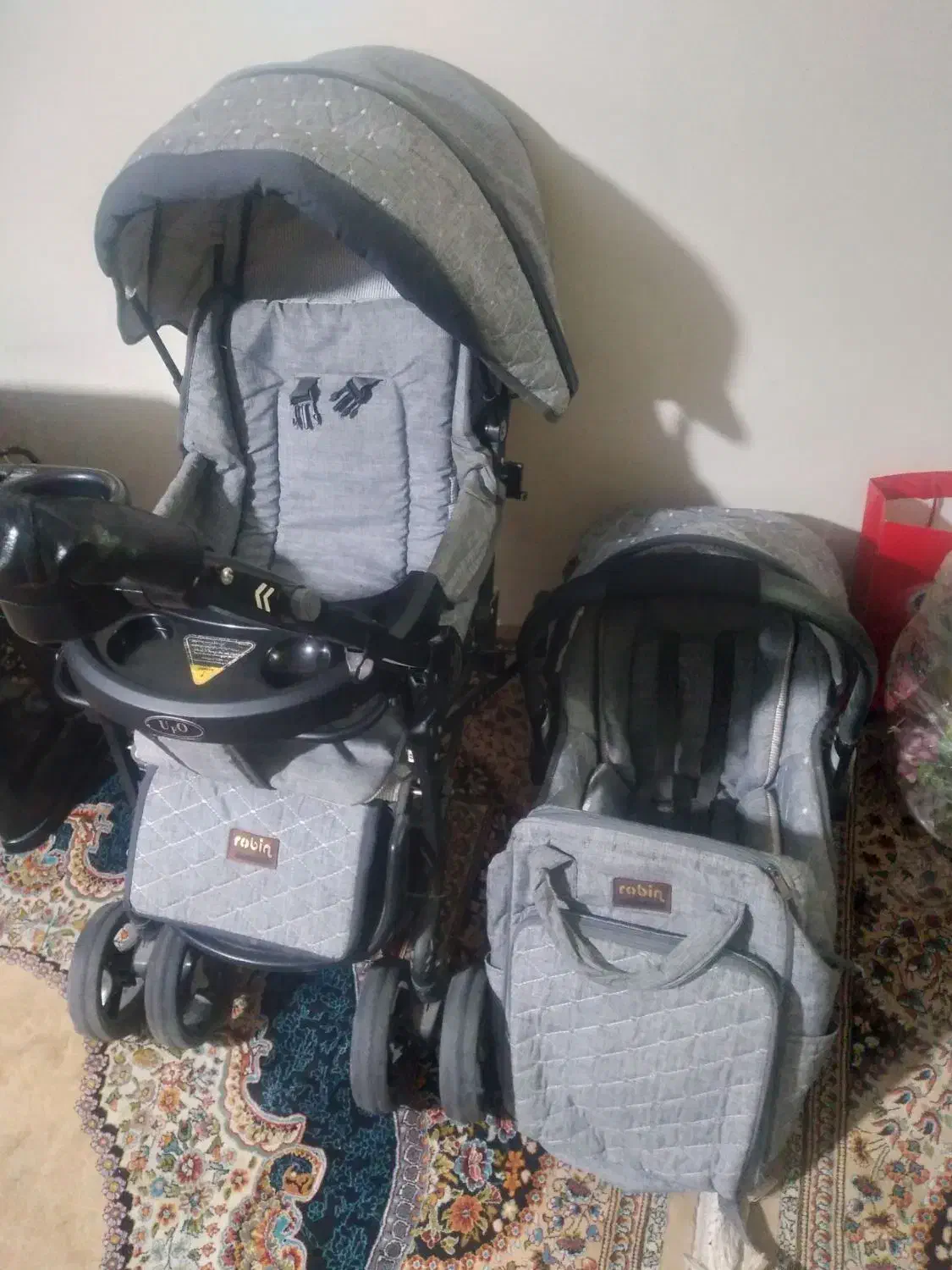 کالسکه و کیف و کریر بچه در حد نو|کالسکه و لوازم جانبی|مشهد, نوید|دیوار