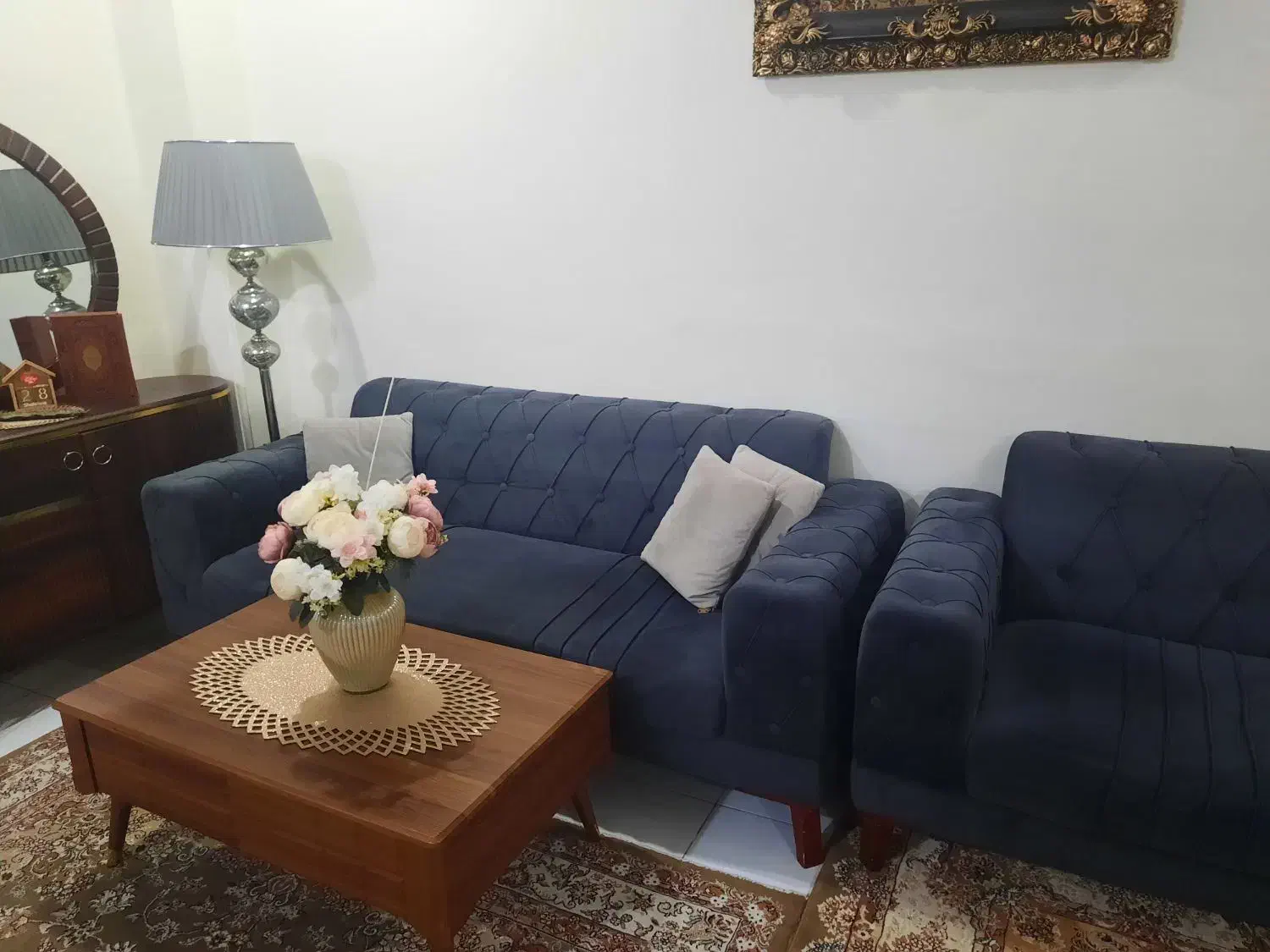مبلمان ۸ نفره و میز ناهارخوری بسیار سالم و تمیز|مبلمان خانگی و میز عسلی|تهران, ارامنه|دیوار