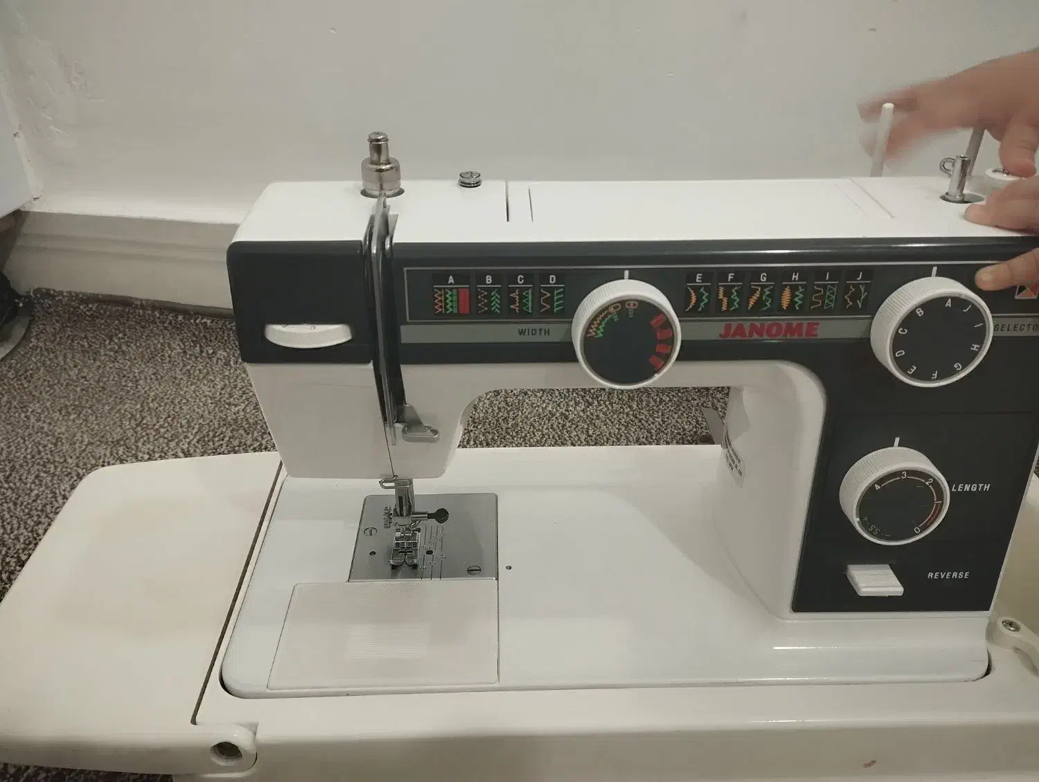 چرخ خیاطی ژانومه|چرخ خیاطی و ریسندگی|بندر امام خمینی, |دیوار