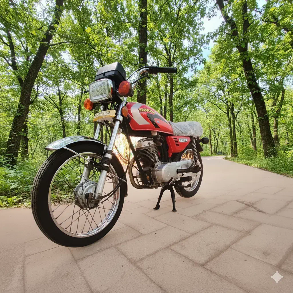 هندا 125 ترقه|موتورسیکلت|ری, شهادت|دیوار