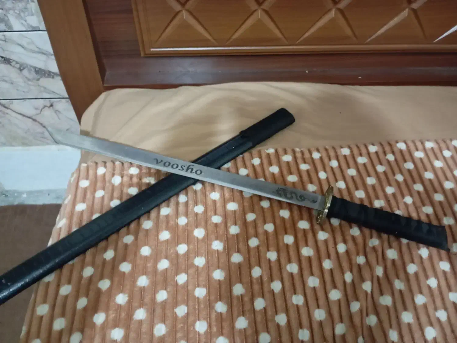 شمشیر سامورایی|کلکسیون اشیاء عتیقه|بجنورد, |دیوار