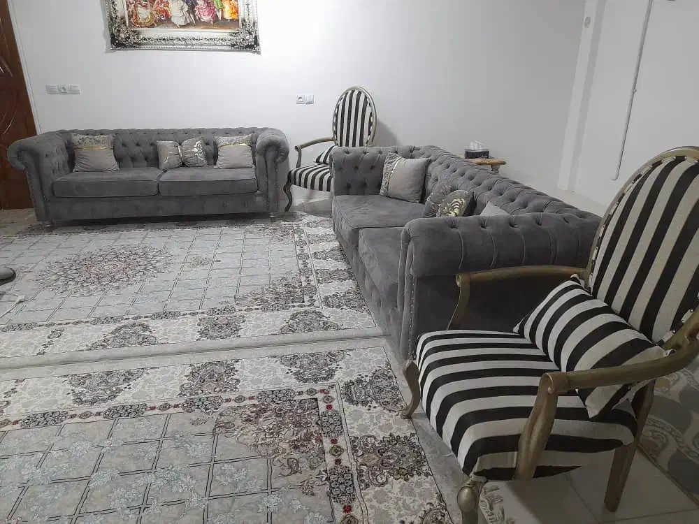 سلام مبل ۸نفرع چستر کلاسیک واسه جهازیمه|مبلمان خانگی و میز عسلی|ماهدشت, |دیوار