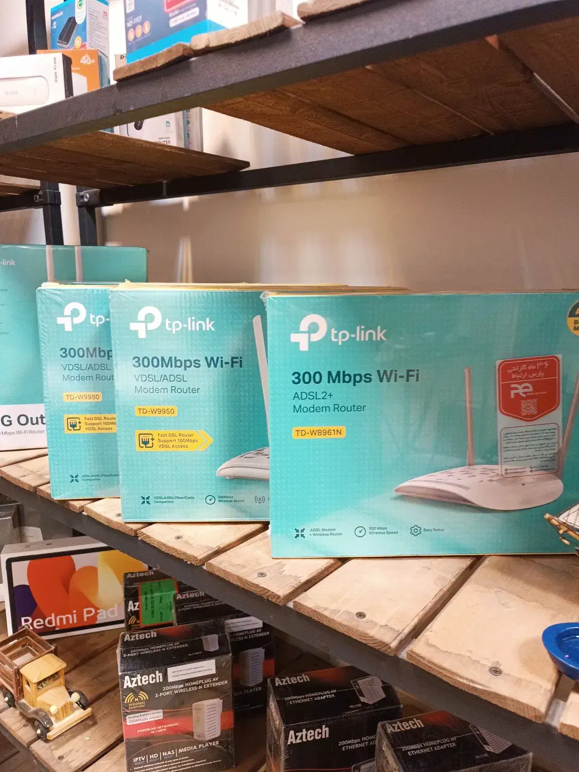 مودم وای فای دار آکبند دو آنتنه با ۳۶ ما گارانتی|مودم و تجهیزات شبکه|تهران, فلاح|دیوار