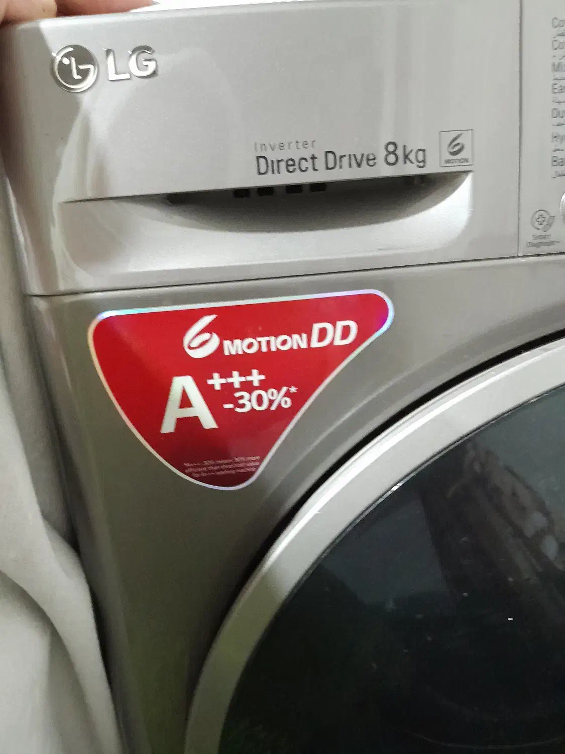 لباسشویی الجی 8کیلودرحدخشک فقط یکماه کارکرده|ماشین لباسشویی و خشککن لباس|فاضل آباد, |دیوار