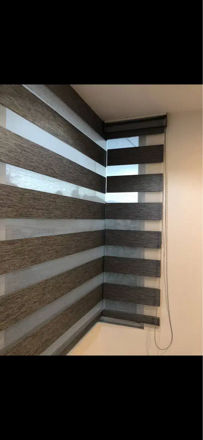 تپلیدی پرده زبرا ، شید ، دومکانیزم|پرده، رانر، رومیزی|مشهد, هفت تیر (آب و برق)|دیوار