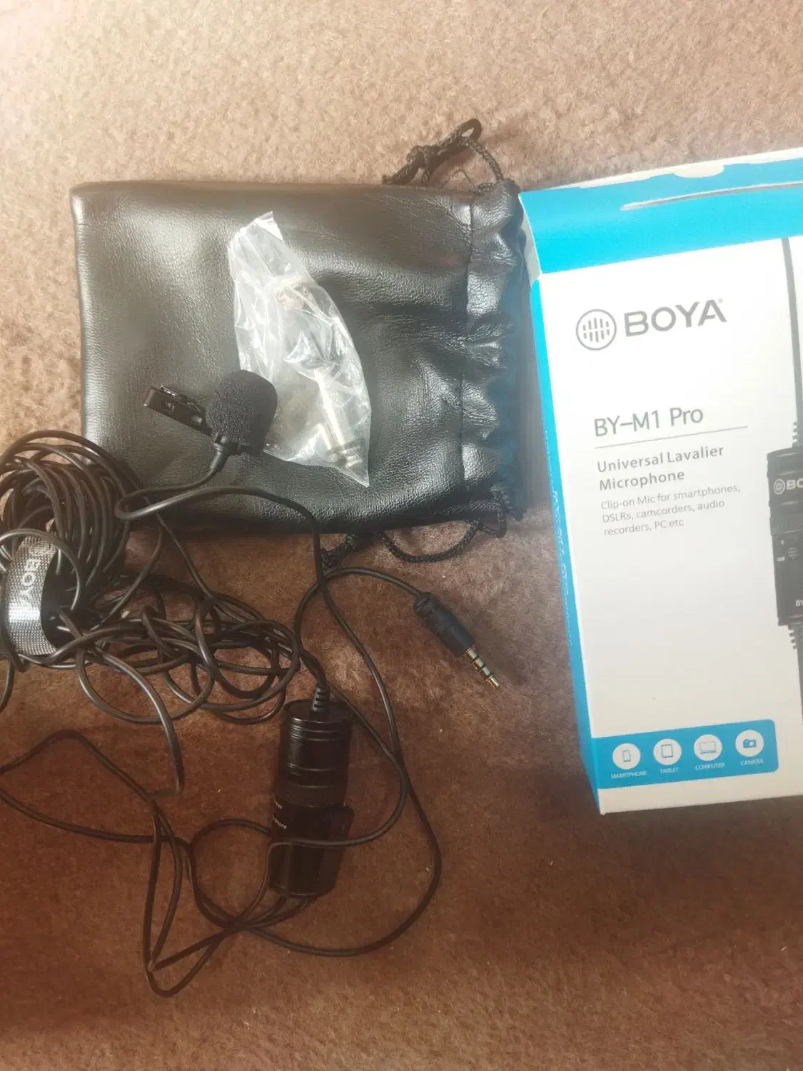 میکروفون یقه ای boya m1 pro|صوتی و تصویری|اراک, |دیوار