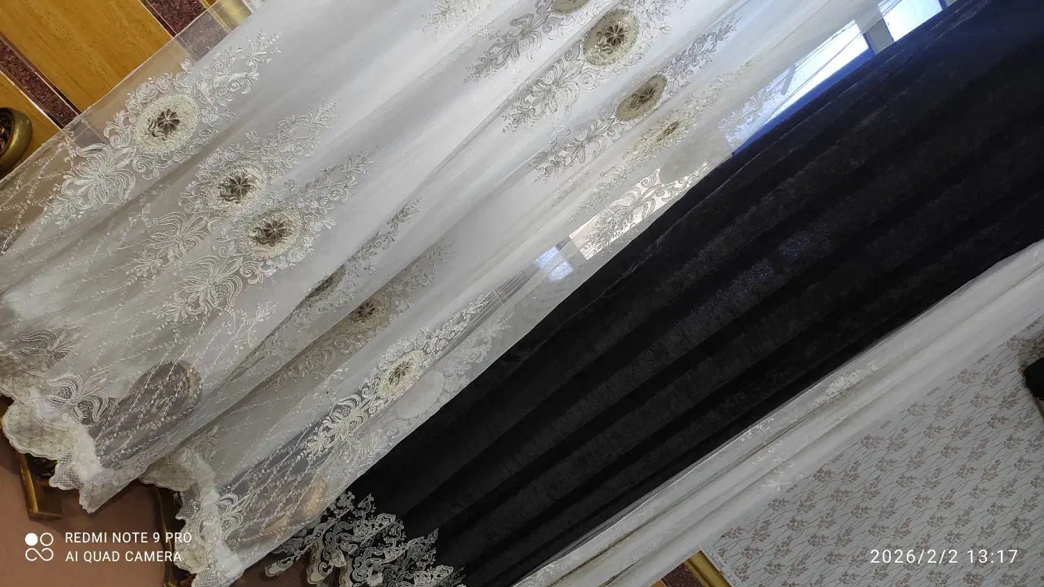 پرده پانچ مخمل|پرده، رانر، رومیزی|سوسنگرد, |دیوار