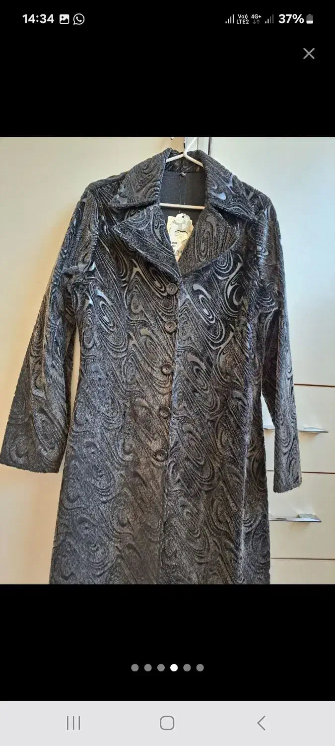 پالتو چرم خز دار مانتو آستردار کتون خارجی|لباس|اصفهان, کوی امام|دیوار