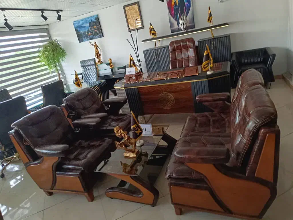 مبل نیم ست دفتری میز مدیریت سون صندلی اداری|دفتر کار|هشتگرد, شهرک سهیلیه|دیوار