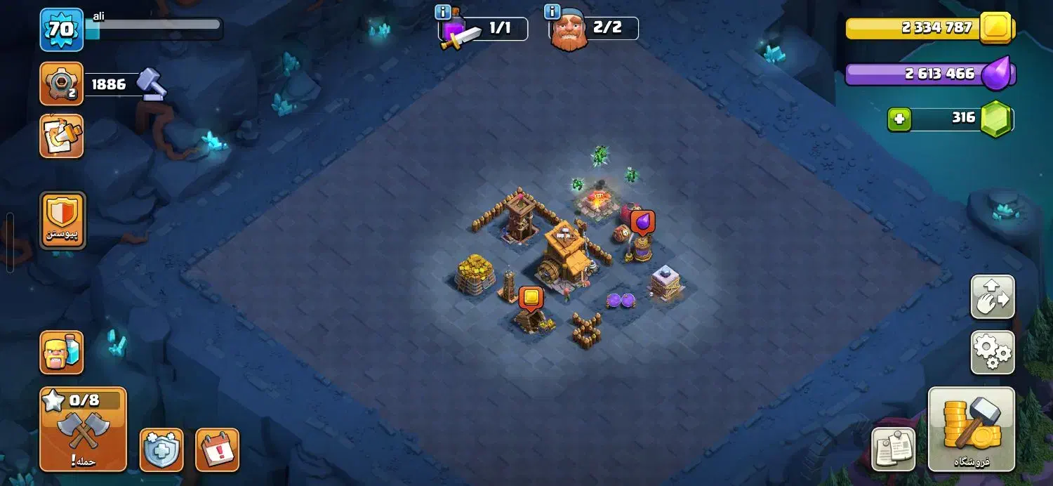 اکانت کلش تان نوه|کنسول، بازی ویدئویی و آنلاین|خنداب, |دیوار