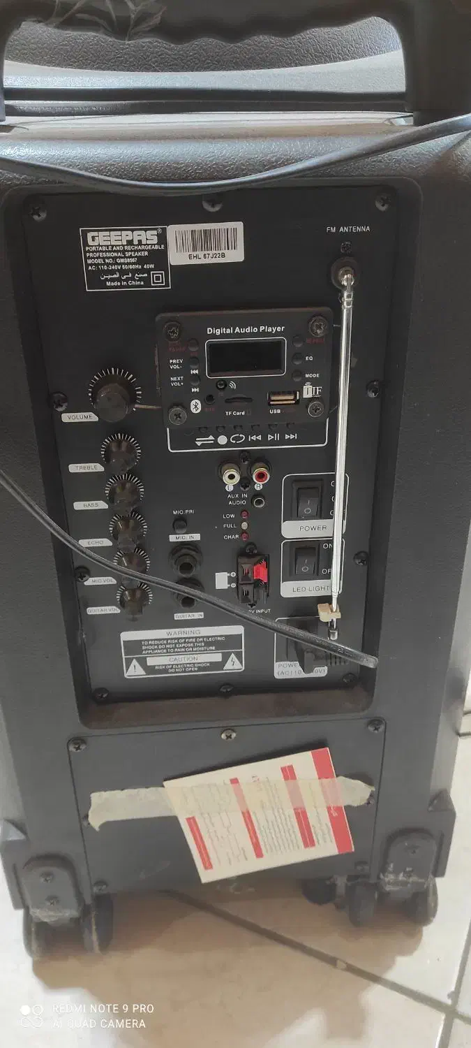 دو تا اسپیکر بلوتوثی سالم|پخش‌کننده همراه|برازجان, |دیوار