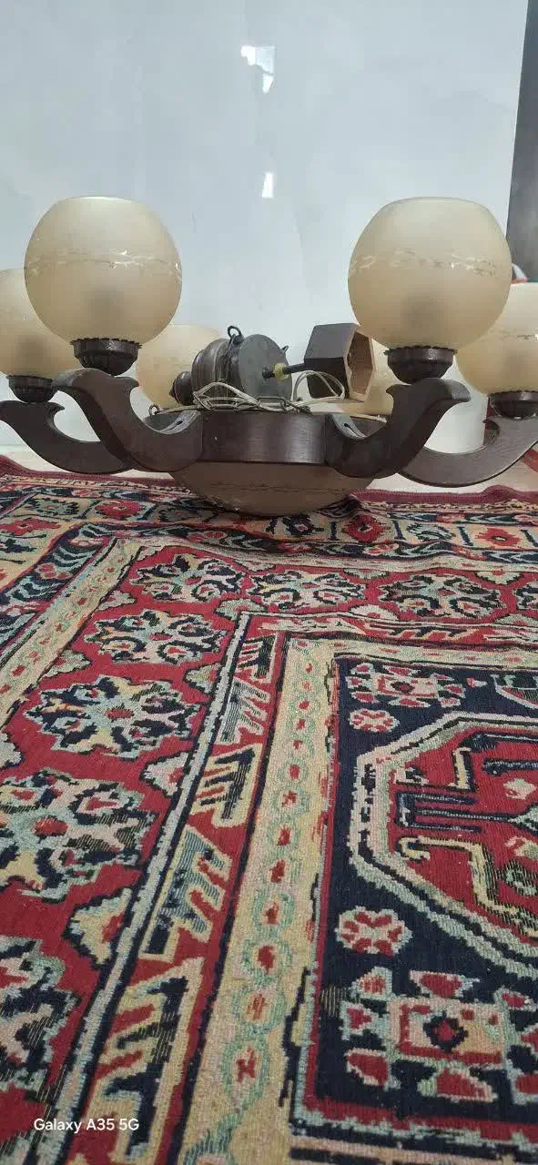 لوستر چوبی|لوستر و چراغ آویز|چهارباغ, |دیوار