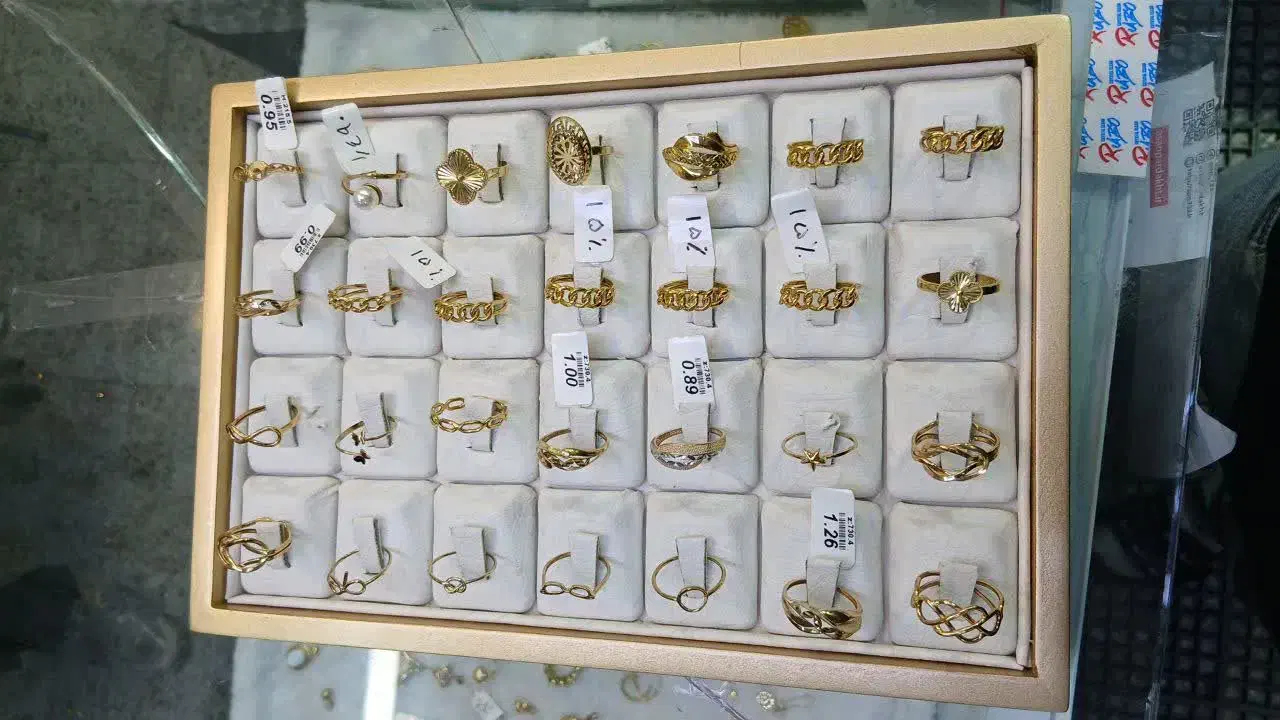 انگشتر طلا خوشگل از نیم گرم|جواهرات|خلجستان, |دیوار