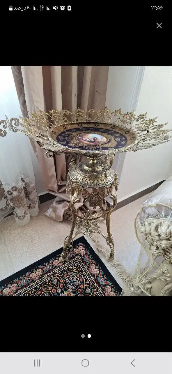 میوه خوری شکی و زیبای برنزی|ظروف سرو و پذیرایی|تهران, کوهک|دیوار