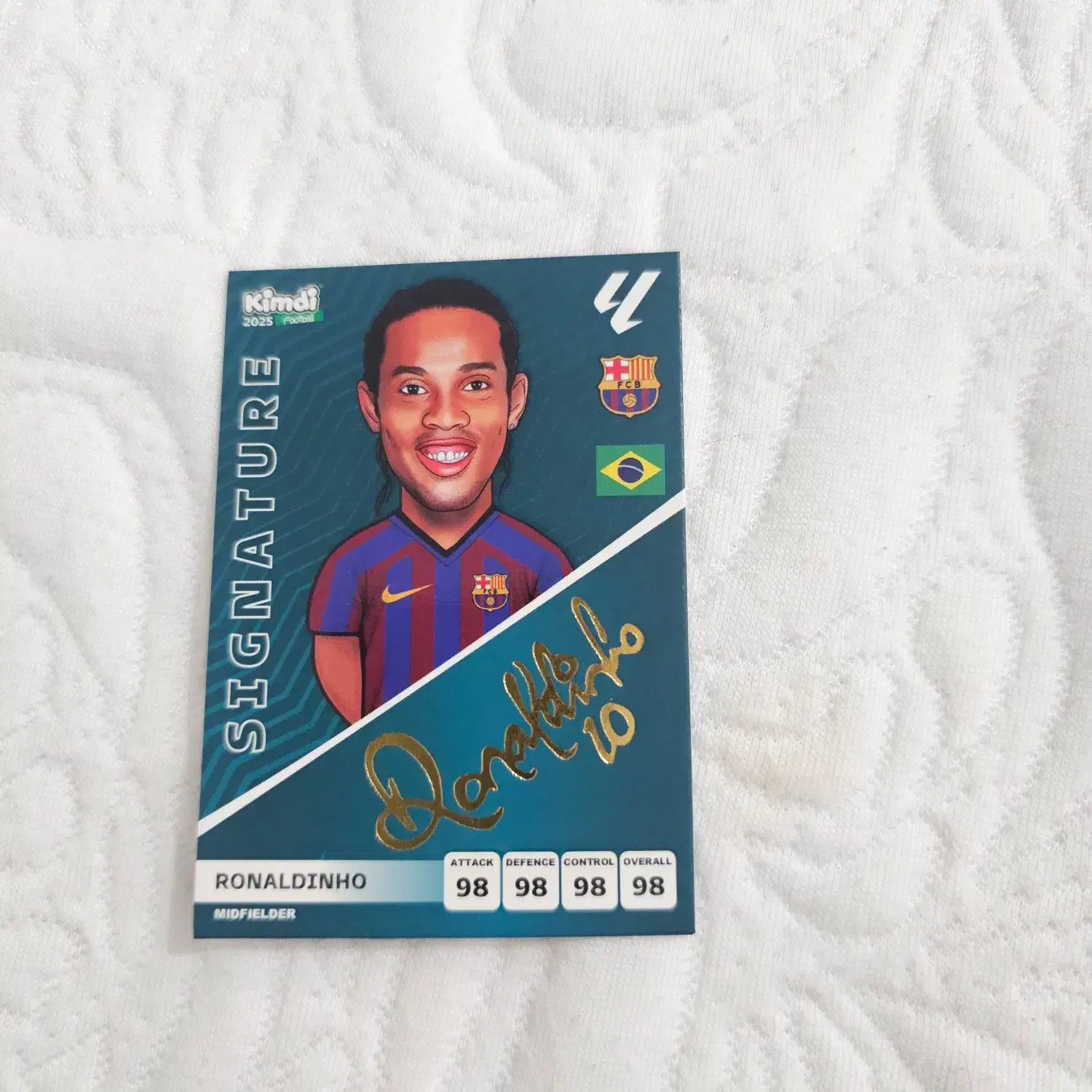 کارت کیمدی ، رونالدینیو امضا|کلکسیون و سرگرمی|لنجان, |دیوار