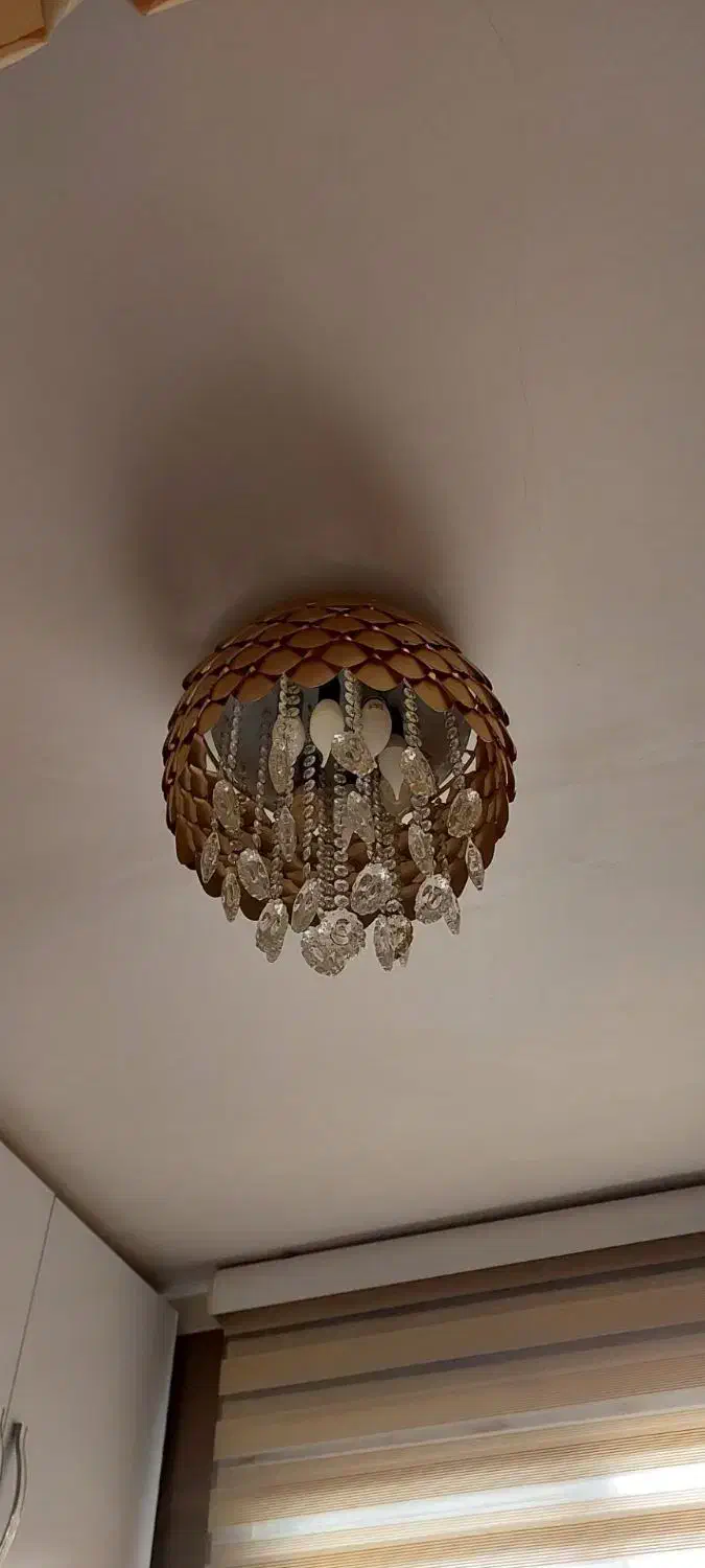 لوستر|لوستر و چراغ آویز|تاکستان, |دیوار